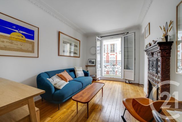 Appartement F2 à vendre - 2 pièces - 39.73 m2 - PARIS - 75019 - ILE-DE-FRANCE - Century 21 Bolivar Jourdain