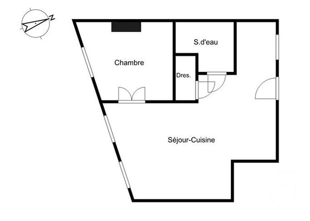 Appartement F2 à vendre - 2 pièces - 36.05 m2 - PARIS - 75019 - ILE-DE-FRANCE - Century 21 Bolivar Jourdain