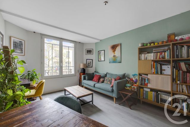 Appartement F3 à vendre - 3 pièces - 55.0 m2 - PARIS - 75019 - ILE-DE-FRANCE - Century 21 Bolivar Jourdain