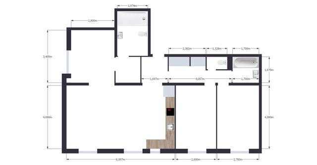 Appartement F4 à vendre - 4 pièces - 81.01 m2 - PARIS - 75019 - ILE-DE-FRANCE - Century 21 Bolivar Jourdain