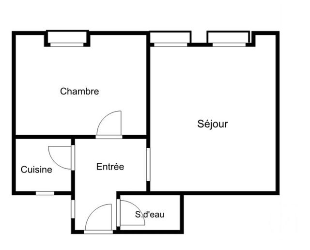 Appartement F2 à vendre - 2 pièces - 31.39 m2 - PARIS - 75019 - ILE-DE-FRANCE - Century 21 Bolivar Jourdain