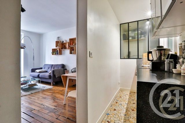 Appartement F2 à vendre - 2 pièces - 36.05 m2 - PARIS - 75019 - ILE-DE-FRANCE - Century 21 Bolivar Jourdain