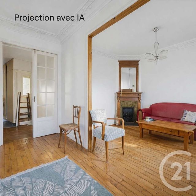 Appartement F4 à vendre - 4 pièces - 79.19 m2 - PARIS - 75020 - ILE-DE-FRANCE - Century 21 Bolivar Jourdain