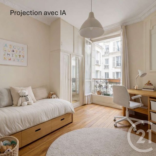 Appartement F4 à vendre - 4 pièces - 79.19 m2 - PARIS - 75020 - ILE-DE-FRANCE - Century 21 Bolivar Jourdain