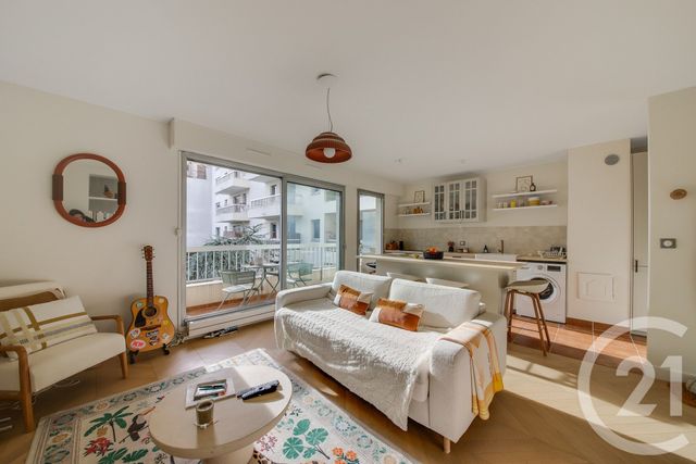 Appartement F2 à vendre - 2 pièces - 51.03 m2 - PARIS - 75019 - ILE-DE-FRANCE - Century 21 Bolivar Jourdain