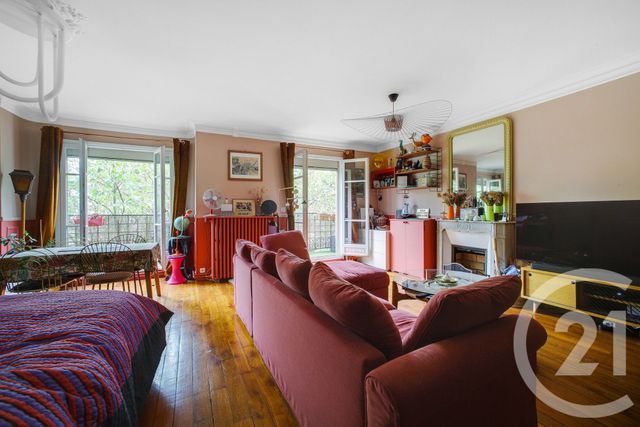 Appartement F3 à vendre - 3 pièces - 76.39 m2 - PARIS - 75019 - ILE-DE-FRANCE - Century 21 Bolivar Jourdain