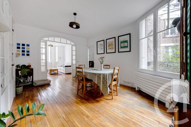 Appartement F3 à vendre - 3 pièces - 62.59 m2 - PARIS - 75019 - ILE-DE-FRANCE - Century 21 Bolivar Jourdain