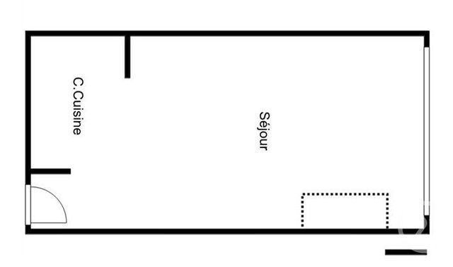 Appartement F3 à vendre - 3 pièces - 55.07 m2 - PARIS - 75014 - ILE-DE-FRANCE - Century 21 Bolivar Jourdain