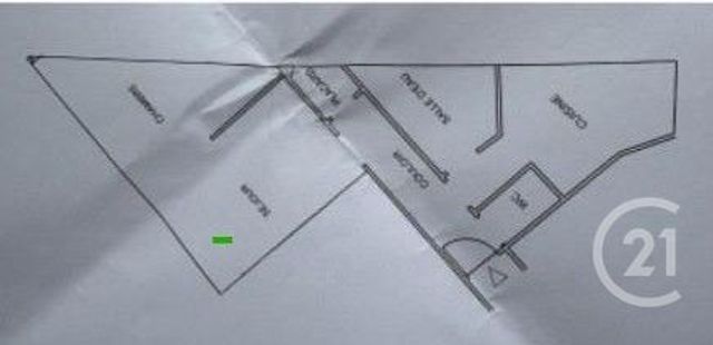 Appartement F1 à vendre - 2 pièces - 34.2 m2 - PARIS - 75019 - ILE-DE-FRANCE - Century 21 Bolivar Jourdain