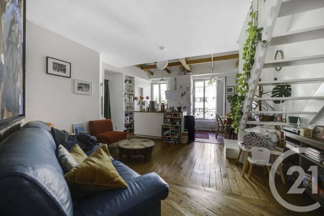 Appartement F3 à vendre - 3 pièces - 46.19 m2 - PARIS - 75020 - ILE-DE-FRANCE - Century 21 Bolivar Jourdain