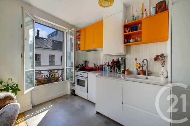 Appartement F2 à vendre - 2 pièces - 37.11 m2 - PARIS - 75020 - ILE-DE-FRANCE - Century 21 Bolivar Jourdain