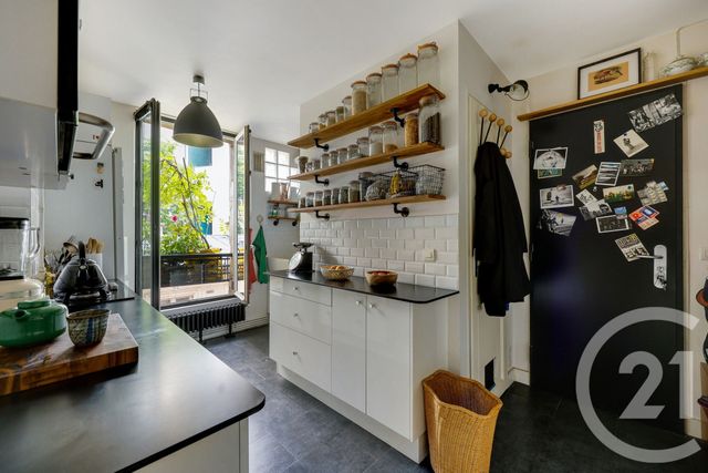 Appartement F2 à vendre - 2 pièces - 46.81 m2 - PARIS - 75020 - ILE-DE-FRANCE - Century 21 Bolivar Jourdain