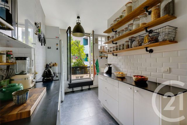 Appartement F2 à vendre - 2 pièces - 46.81 m2 - PARIS - 75020 - ILE-DE-FRANCE - Century 21 Bolivar Jourdain