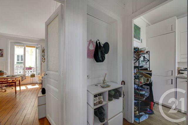 Appartement F2 à vendre - 2 pièces - 35.27 m2 - PARIS - 75019 - ILE-DE-FRANCE - Century 21 Bolivar Jourdain